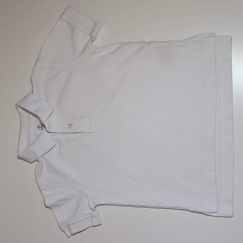 LAND'S END White Polo Shirt Size 4T